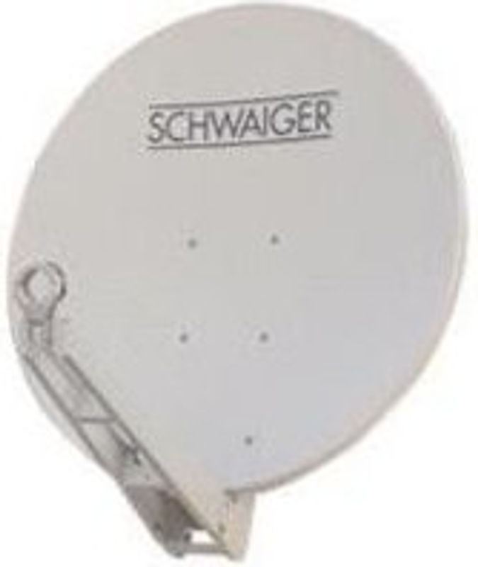 Schwaiger Premium Satellitenschüssel Parabolantenne SPI085 in Silber/Hellgrau mit 85 cm Durchmesser - Bild 2
