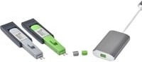 SMARTKEEPER HDMI Port Lock HMD04 mit Lock Key Mini U04 Einsteckschloss in Grün und Multicolour - Bild 1