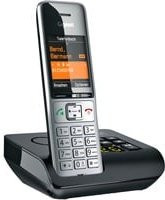 Gigaset Comfort 500A Schnurlostelefon mit Anrufbeantworter und Freisprechfunktion in Schwarz oder Silber - Bild 1