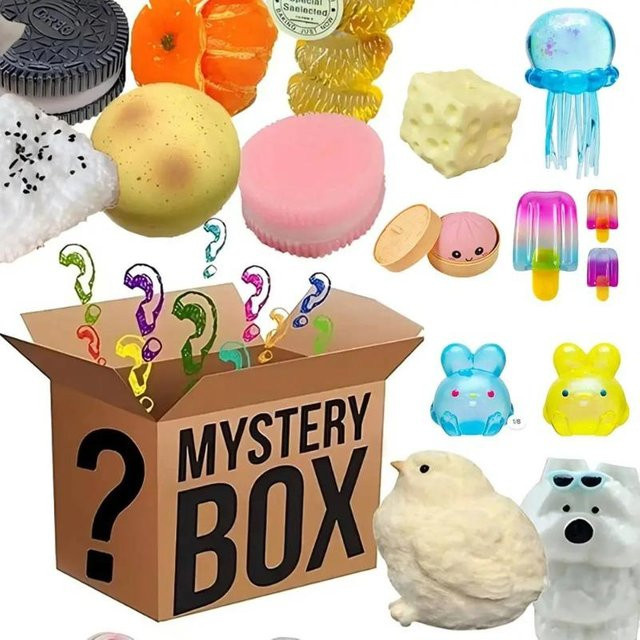 PRELEXT Blind Box Mystery Kawaii Katzenpfote Mochi Squishy, 1-teiliges Set - Bild 1