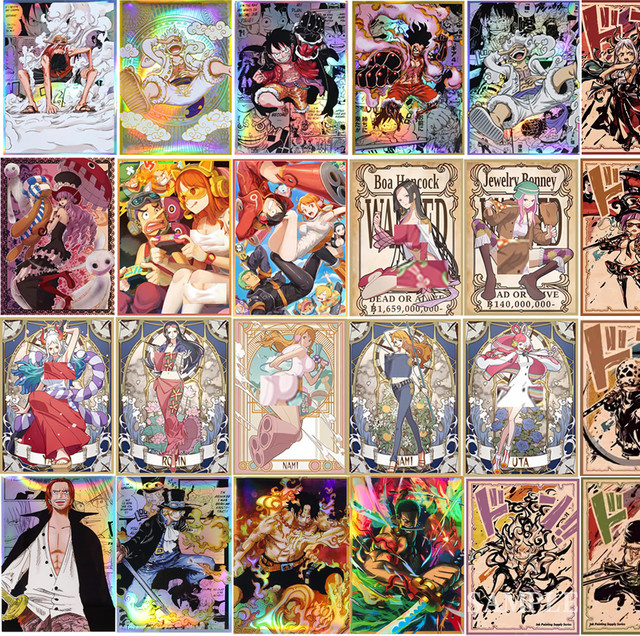 Bandai One Piece Kartenhüllen Holographisch, 60 Stück, Bunt / Mehrfarbig - Bild 1