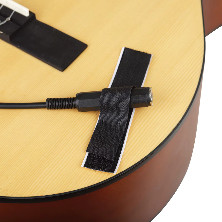 SLADE Piezo Kontakt Pickup für Akustikgitarre, Ukulele, Violine, Mandoline, Banjo und Kalimba in Schwarz - Bild 3