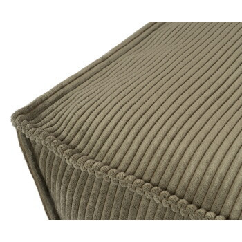 Knuffelwuff Hundekissen Lesedi Cord in Khaki mit abnehmbarem Bezug und rutschfester Unterseite B: 120 cm, T: 80 cm - Bild 4