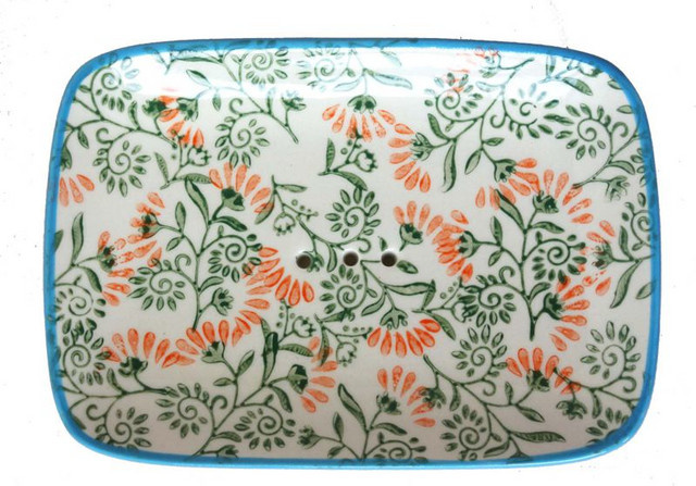 Nesti Dante Firenze Seifenschale Fleur in Blue Multicolour - Bild 1