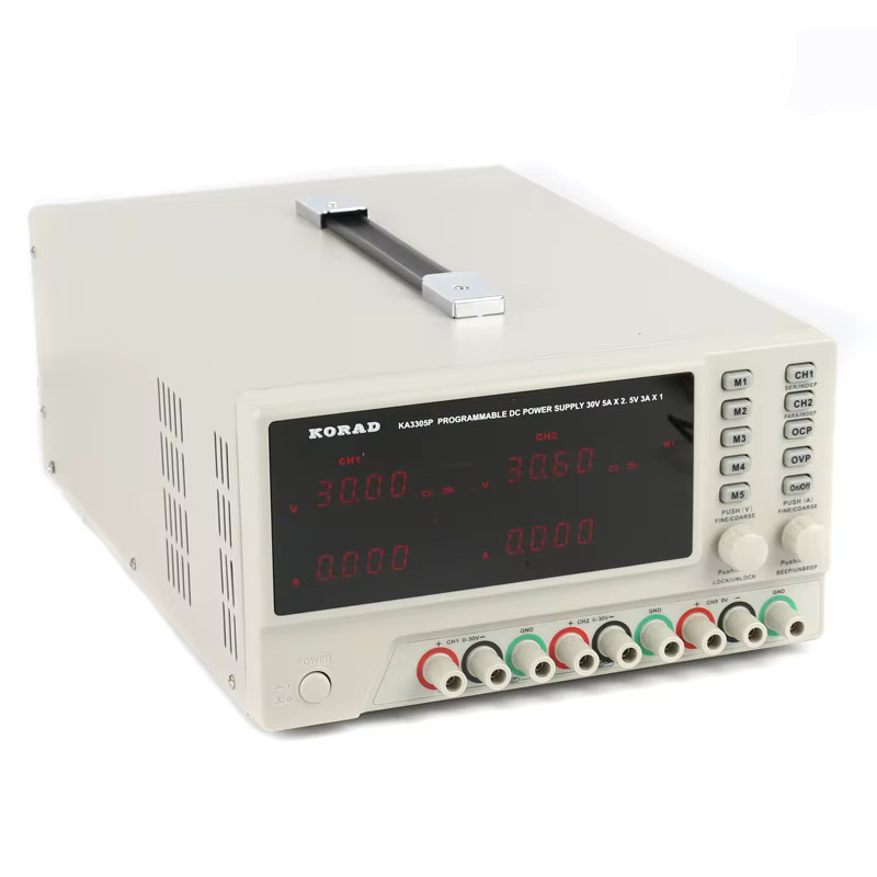 Eakins Labor-Linearnetzteil Ka3303p Ka3305p Digitales DC-Dreifach-Labornetzteil mit LCD-Display in Weiß - Bild 2