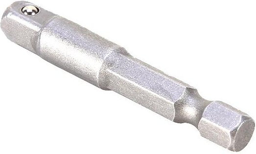 Fishine Steckschlüsseladapter mit 14 mm Sechskantschaft für Kugellager in Silber aus Edelstahl - Bild 1