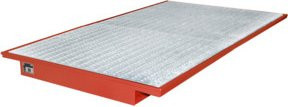 Bauer Südlohn Einhängewanne EHW 2200 aus Stahl, Farbe: Rot, Breite: 125,0 cm, Tiefe: 91,5 cm - Bild 1