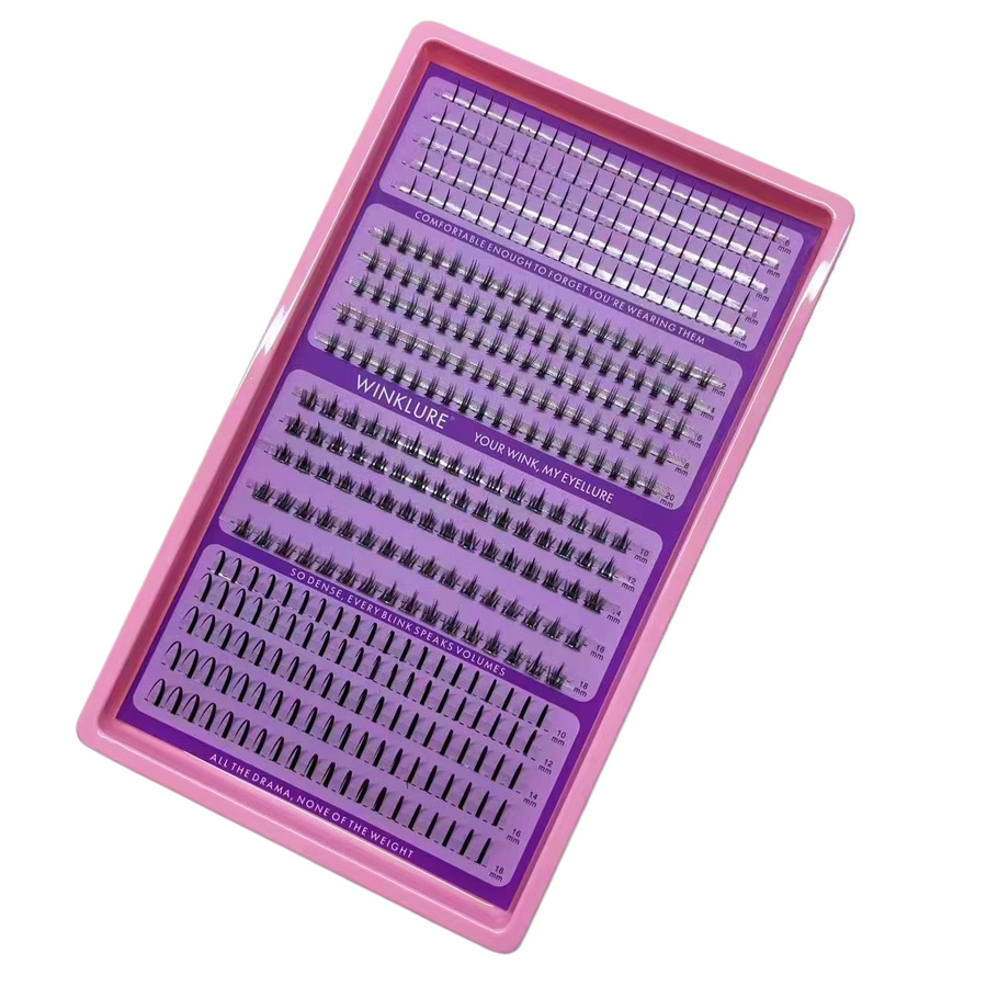 WINKLURE Wimpern-Spikes, Volumen-Wimpernbüschel, Unisex, Natürlich - Bild 3
