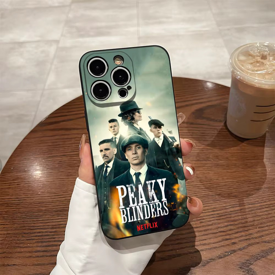 Peaky Blinders Handyhülle in Schwarz für iPhone Modelle als Softshell Schutzhülle - Bild 2