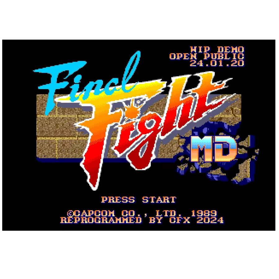 Final Fight MD Patreon Edition v0.89b 16-Bit-Spielkarte für Mega Drive in Multicolor - Bild 4
