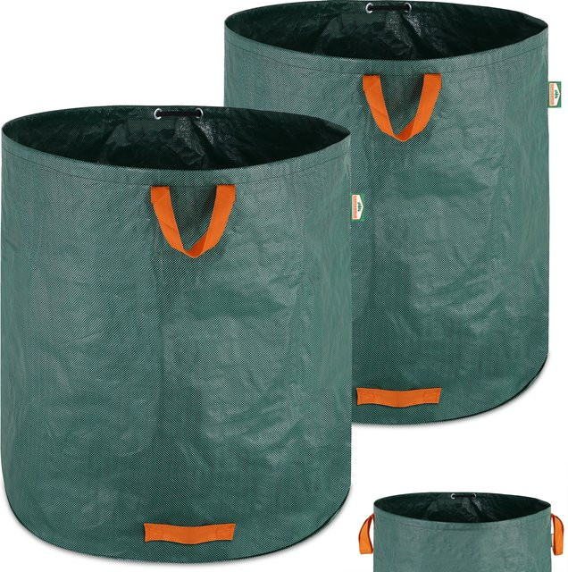 Gartenabfallsack 2er-Set Grün je 500 Liter - Bild 1