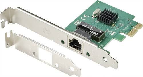 Renkforce RF-4752948 PCIe Gigabit-LAN Netzwerkkarte 1 GBit/s Ethernet/LAN in Green - Bild 1
