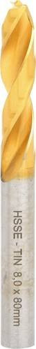 KS Tools HSSE-TiN Schweisspunkt-Bohrer in Silber und Gold, Durchmesser: 8 mm - Bild 1