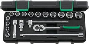 Stahlwille Steckschlüsselsatz Nr.45/14/5I KN 3/8 Zoll in Silber, 19-teilig - Bild 1