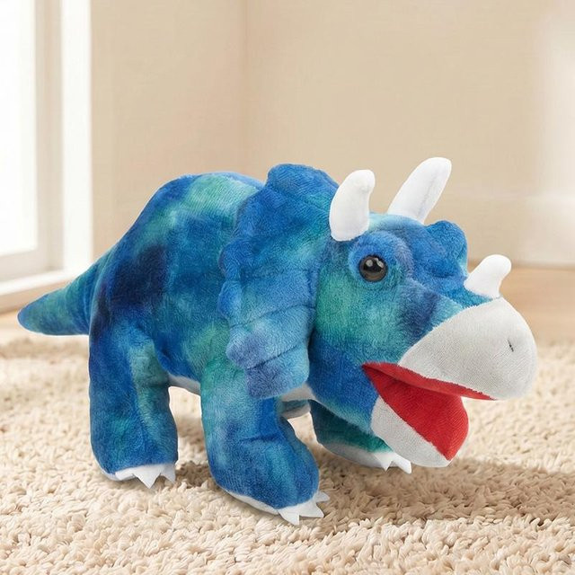 Yiran Health & Beauty Dinosaurier Plüschtiere, 25cm, Blau - Bild 1