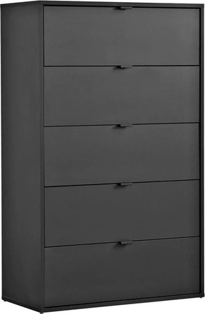 mokebo Kommode mit 5 Schubladen in Anthrazit als Highboard, Anrichte oder Sideboard
