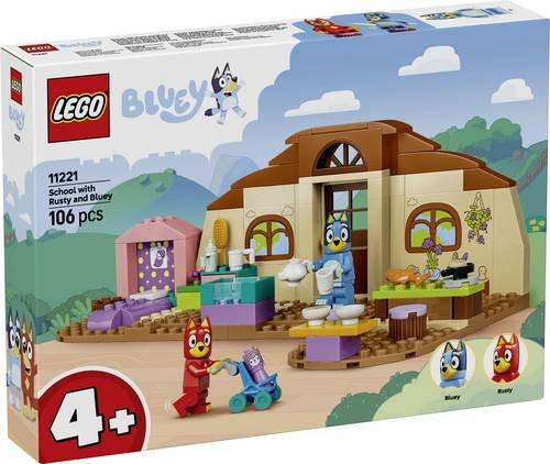 LEGO Schule mit Rusty und Bluey Bauset ab 4 Jahren - Bild 1