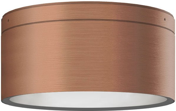 Top Light Puk! 160 One Avantgarde Deckenleuchte in Kupfer gebürstet mit mattiertem Glas - Bild 1