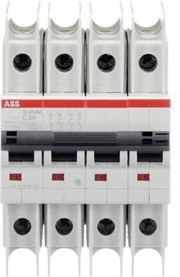 ABB SU204M-C3 Leitungsschutzschalter 3A 480V grau - Bild 1