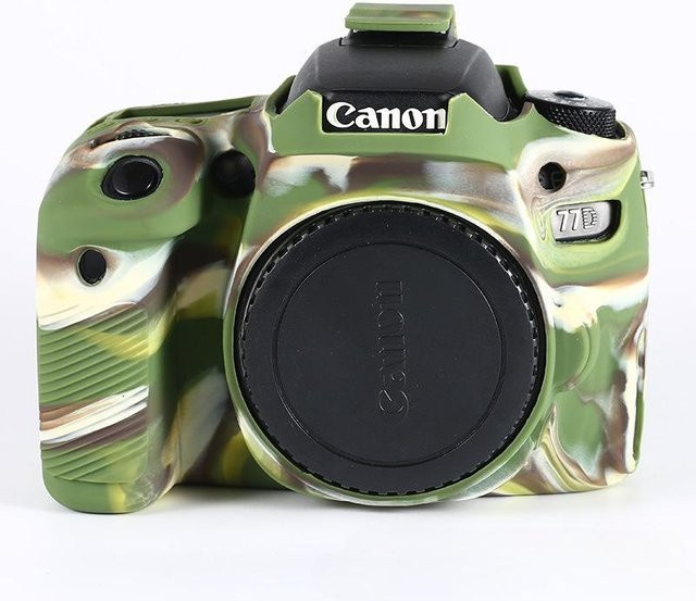 Canon DSLR-Schutzhülle und Silikonhülle für Canon EOS 77D in Camouflage/Multicolor - Bild 1