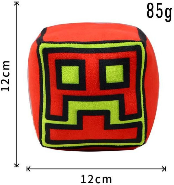 Bliboli Geometry Dash Geometrie Sprint, Plüsch Spielzeug, Bunt / Mehrfarbig - Bild 1