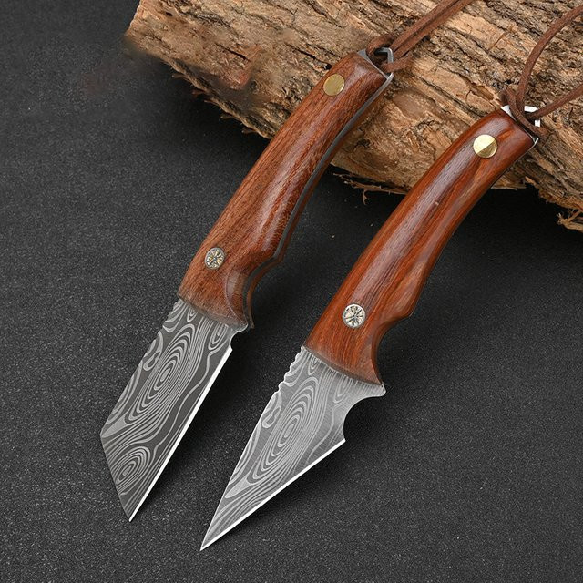 GuanQi Ausbeinmesser aus CR15 Edelstahl mit Holzgriff in Silber - Bild 1