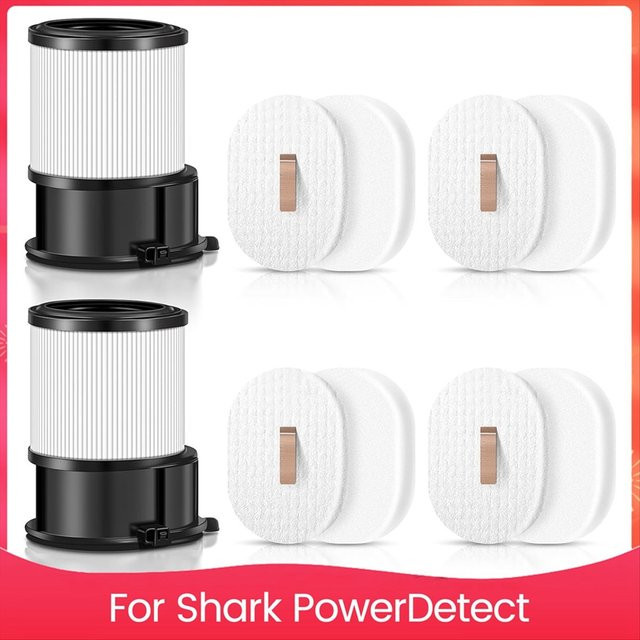 CLIM Ersatzfilter für PowerDetect Akku-Handstaubsauger IP1251 & IP3251, weißer Nachmotorfilter - Bild 1