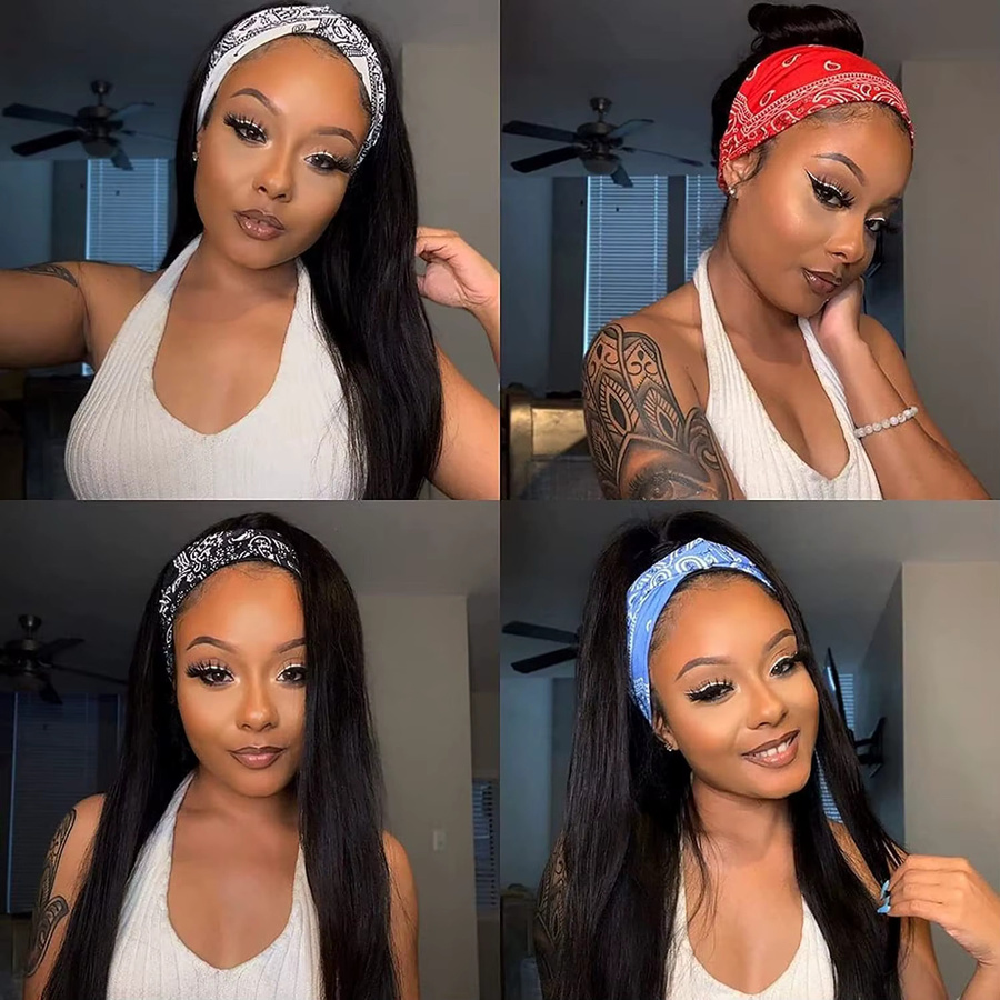 FIUMER Stirnband-Perücke aus Echthaar, Body Deep Wave, Damen - Bild 6