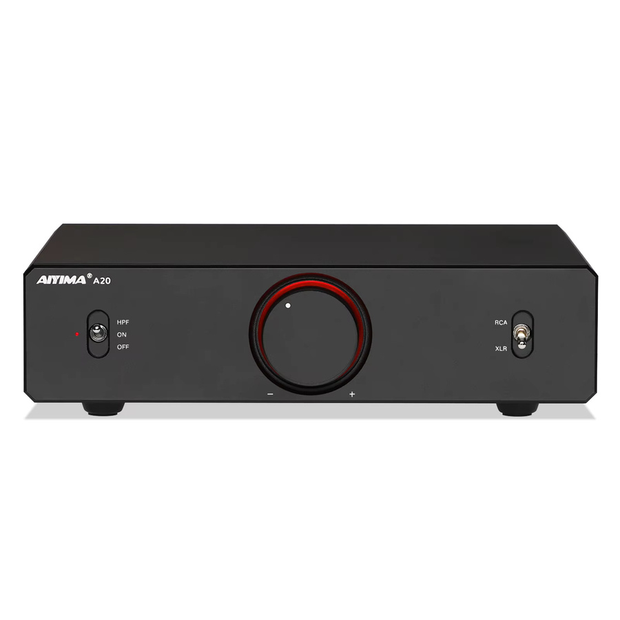 AIYIMA Audio A20 Stereo-Leistungsverstärker in Schwarz, 2.0 HiFi-Verstärker mit PFFB und HPF Hochpassfilter für passive Lautsprecher - Bild 7