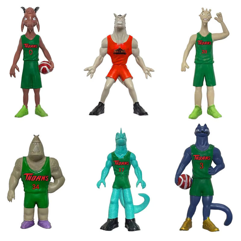 Bandai GOAT Basketball-Figur Sammlermodell aus Kunststoff, mehrfarbig - Bild 5