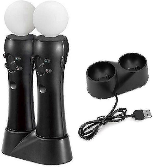 Sony Dual-Ladestation für PS4 VR Move Motion Controller in Schwarz (Controller nicht enthalten) - Bild 1