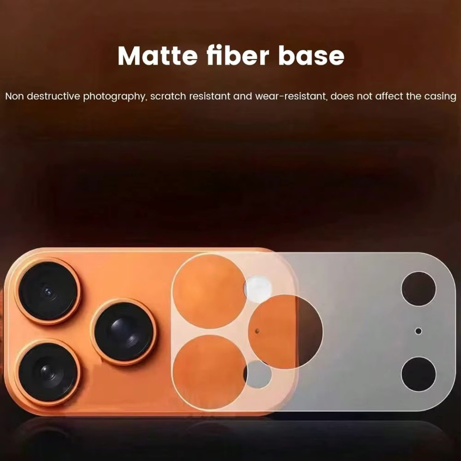 NNBILI 2er-Set Matte Kamera Schutz für iPhone 17 Pro Max, 17 Pro und 17 Air Objektiv Glas Schutzkappen - Bild 4
