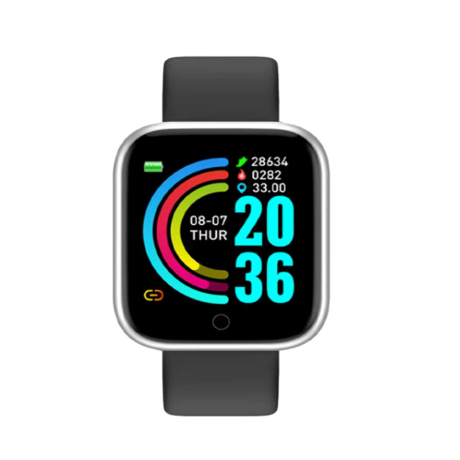 CHAOGENB Smartwatch, Silber, Kunststoff, Silikon, Unisex - Bild 7