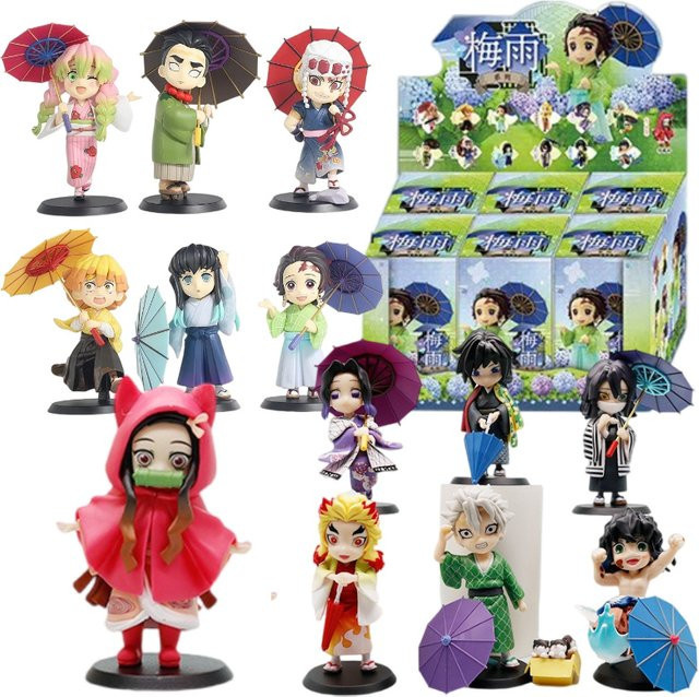 Bandai Demon Slayer Plum Rain Serie Überraschungsbox, 13-teiliges Set, Anime-Figuren - Bild 1