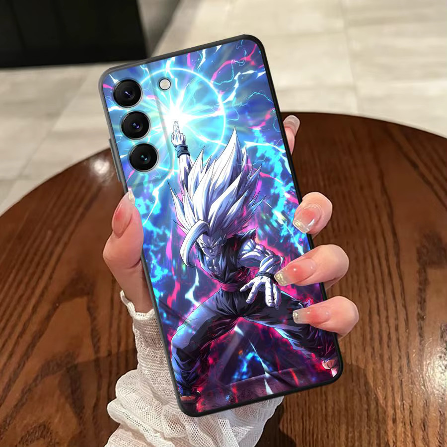 Weiche Handyhülle Dragon Ball Son für Samsung Galaxy A-Serie in Schwarz und Multicolour - Bild 5