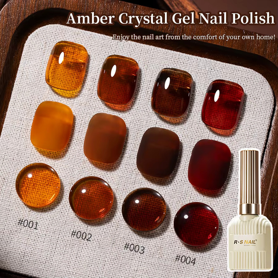 RSNAIL Nagellack Gel, Kristall Braun, Glänzend, 10g - Bild 5