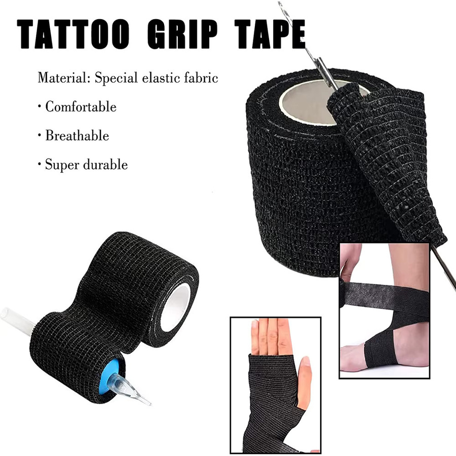 Usiriy Tattoo Grip Bandage, Schwarz, Unisex - Bild 4