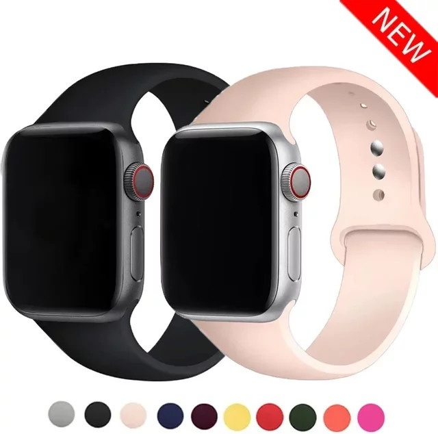 Uhrenarmband Silikon, Bunt, Unisex - Bild 1