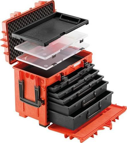 Stahlwille Werkzeug-Trolley 13217 LR unbestückt, rot, B/T/H: 41,0 x 60,0 x 52,0 cm - Bild 1
