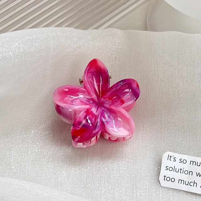 Haarklammern Frangipani Blume, Damen, 6 Stück - Bild 1