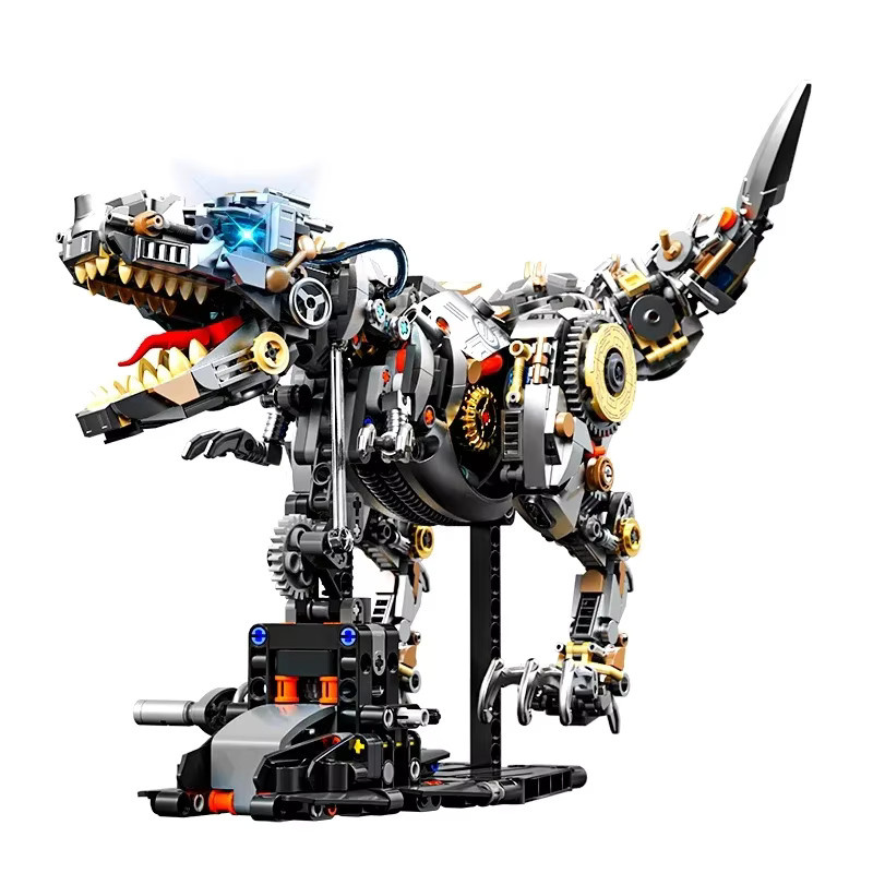 AMAZINGBLOKS Dinosaurier Mechanisches T-Rex-Modell, Baukasten, 1268 Teile - Bild 5