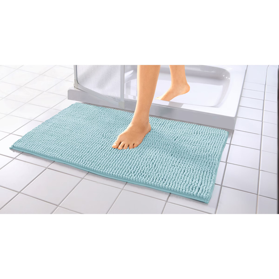 Super-Soft-Badematte von Viva Domo, rutschfest und fußbodenheizung-geeignet, B/T: 80 x 50 cm - Bild 1