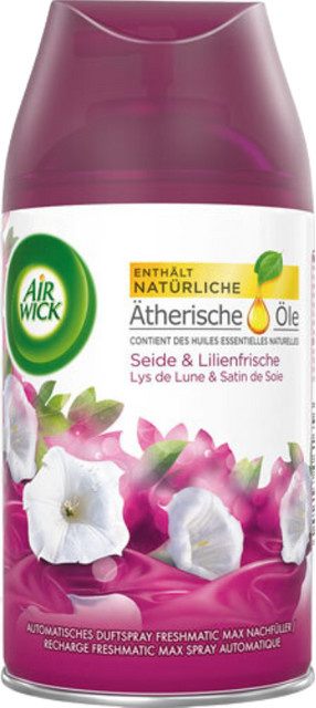 Air Wick Freshmatic Max Nachfüllung Seide & Lilienfrische, 250 ml, Lila - Bild 1