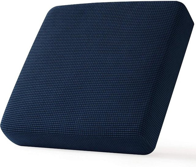 Wasserdichter Jacquard-Sofa-Schonbezug aus elastischem Spandex für Ecksofas, Navy Blau - Bild 1