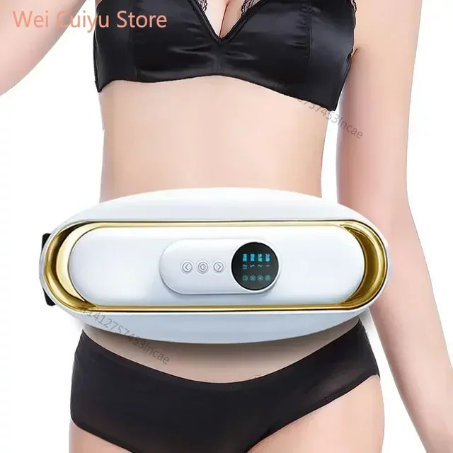 NUOYING Elektrischer Bauchmassagegürtel, Weiß, Damen - Bild 1