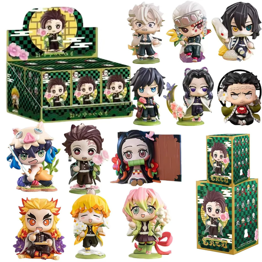 Bandai Demon Slayer Blind Box Figur, Tanjiro Kamado Nezuko, Kunststoff, 10cm - Bild 3