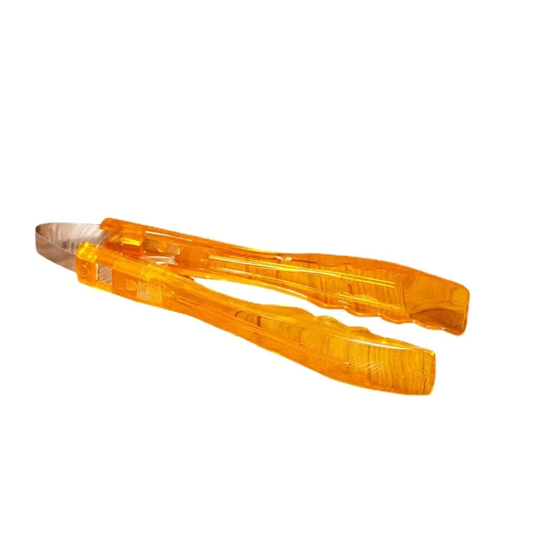 Transparente Lebensmittelklammern aus Kunststoff in Orange für Brot, Gemüse und andere Lebensmittel - Bild 5