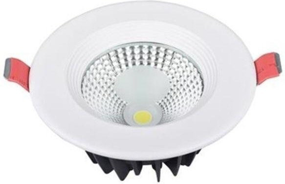 Spot COB LED Einbaustrahler rund 10W weiß - Bild 1