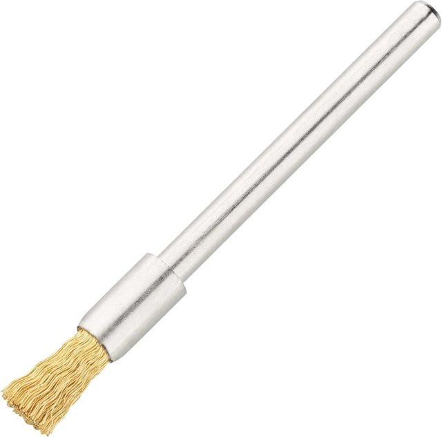 LUX-TOOLS Pinselbürste aus Messing für Minitool mit Ø 5 mm - Bild 1