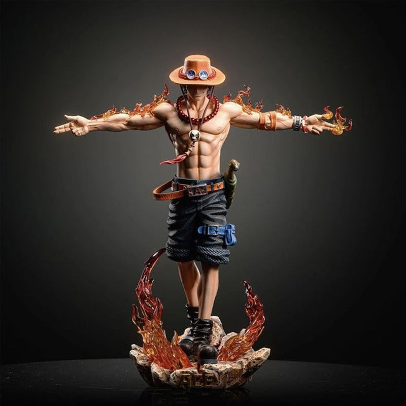 Bandai One Piece Portgas D. Ace Actionfigur aus PVC, mehrfarbig, Höhe: 28 cm - Bild 1